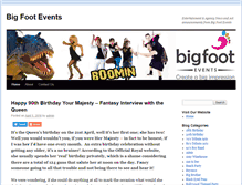 Tablet Screenshot of blog.bigfootevents.co.uk